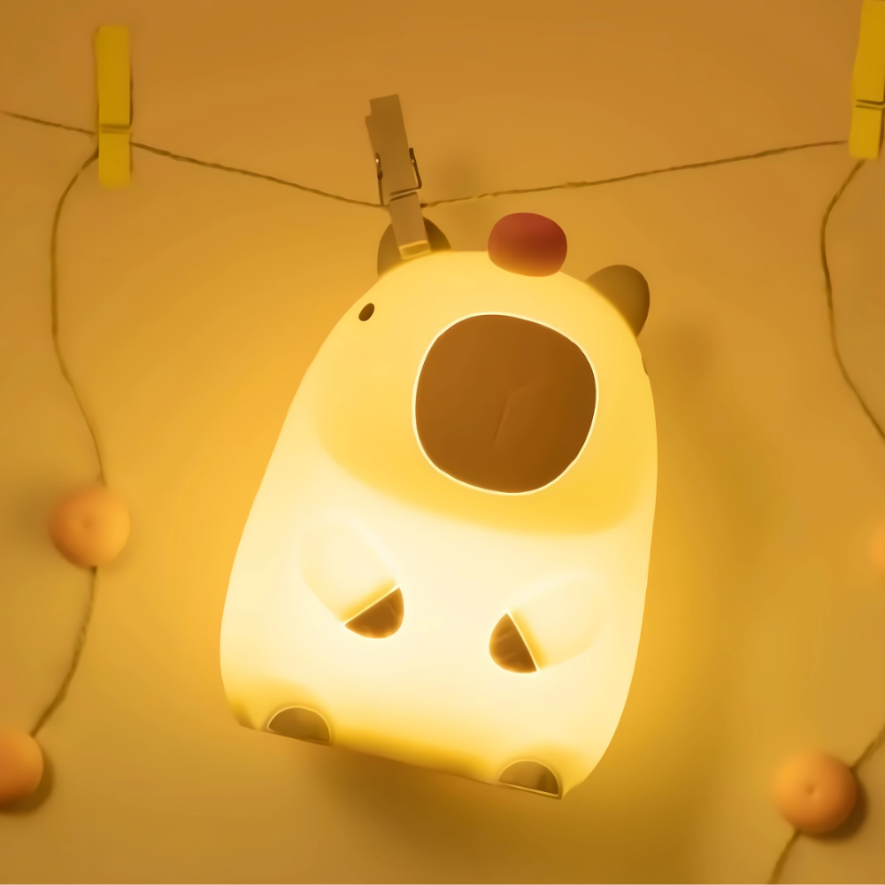 Capybara Squishy Glow Lamp