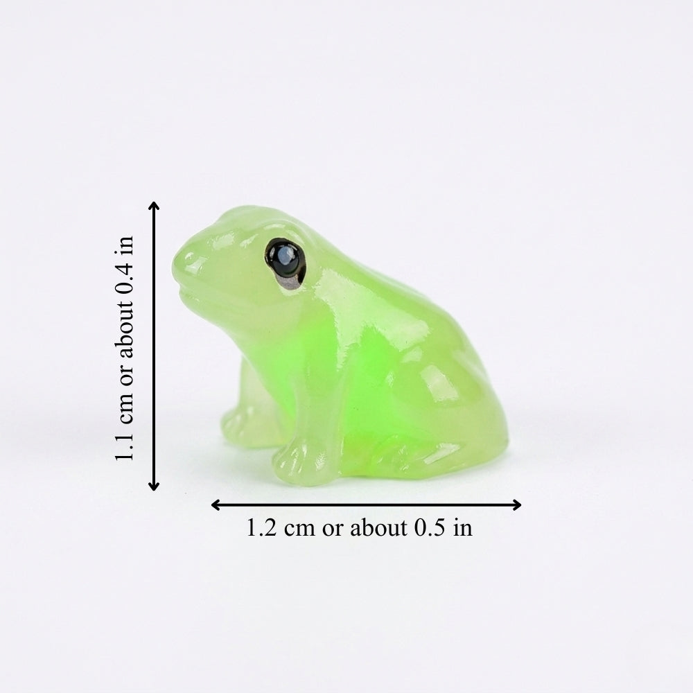 Glow-in-the-Dark Frog Plant Decor