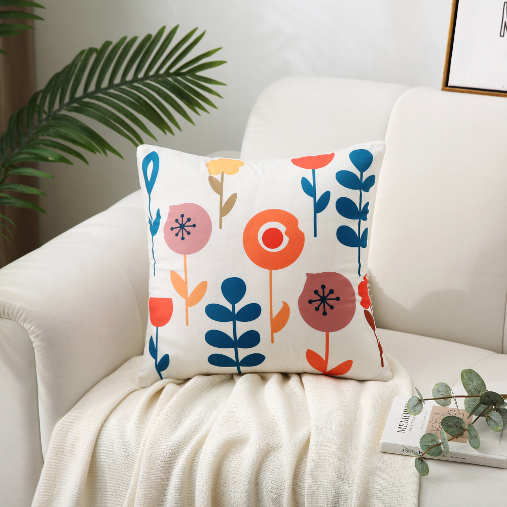 Boho Floral Cushion Covers