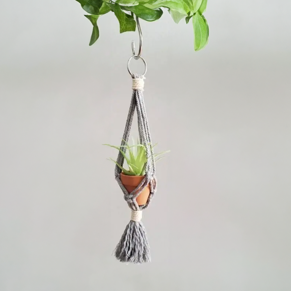 plant hanger for car Macrame Car Plant Hanger