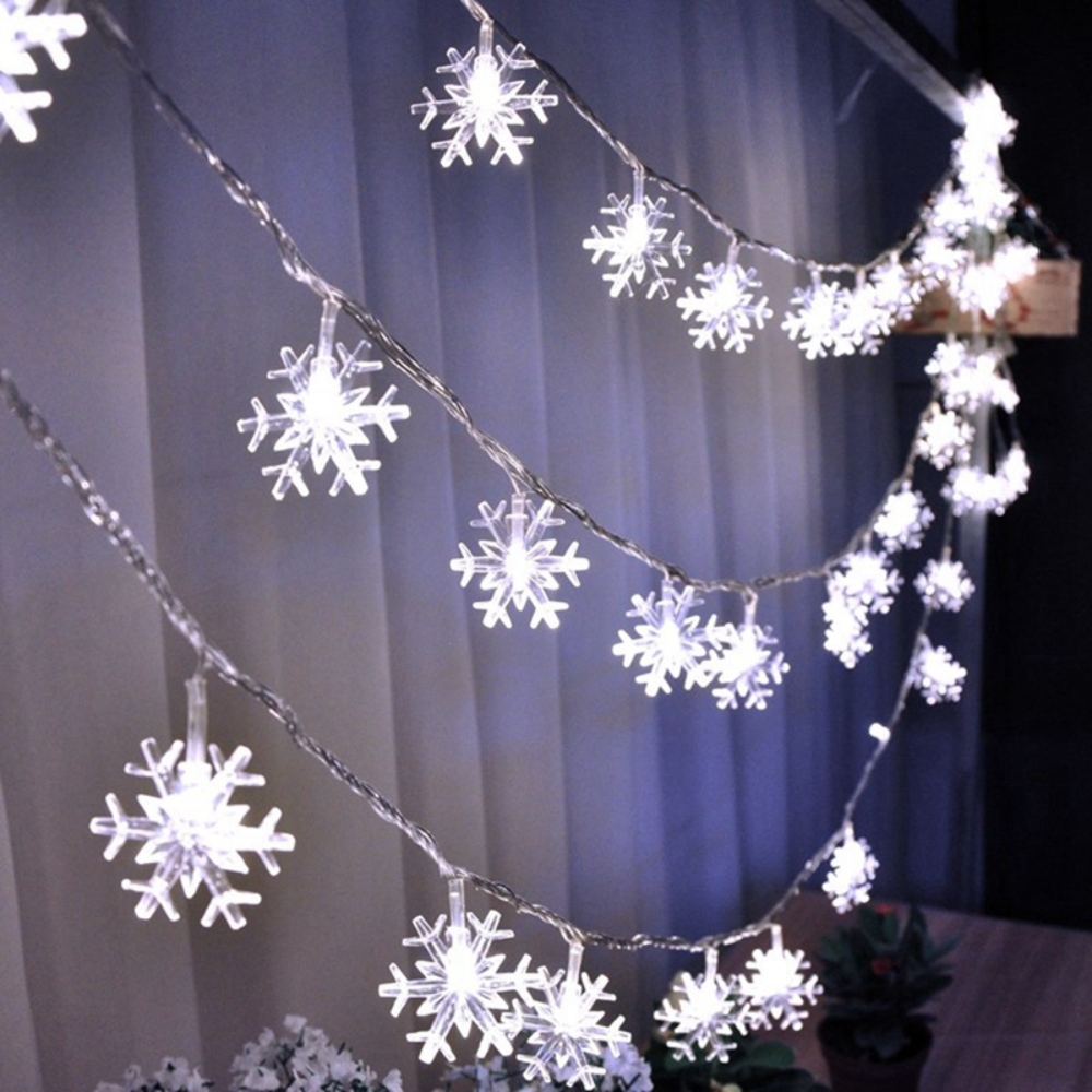 Snowflake String Lights