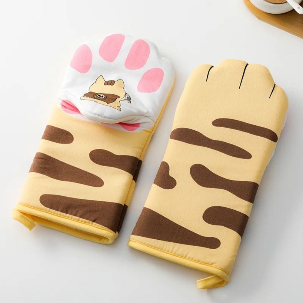 Cat Paw Kitchen Gloves (Pair)