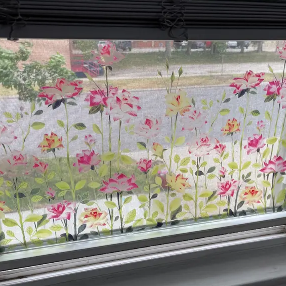 Floral Window Stickers