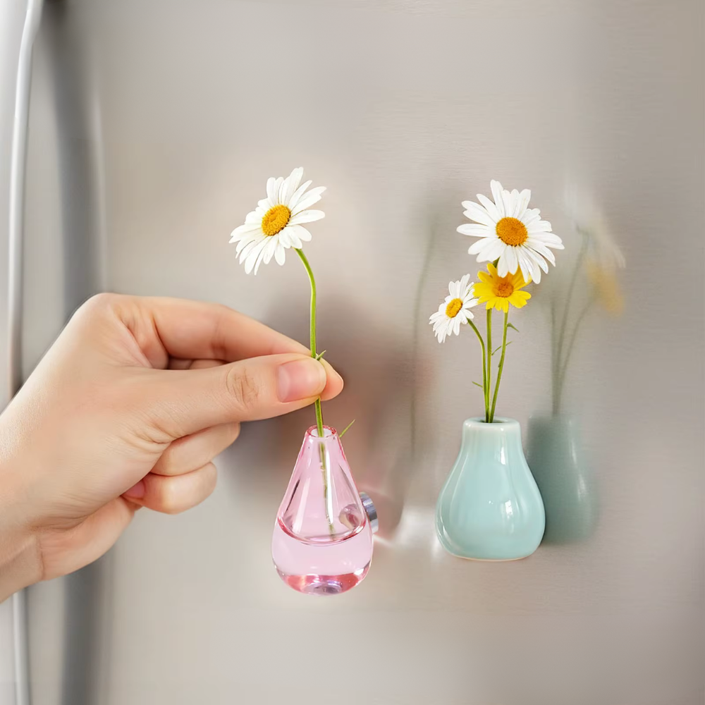 Mini Flower Pots Magnets