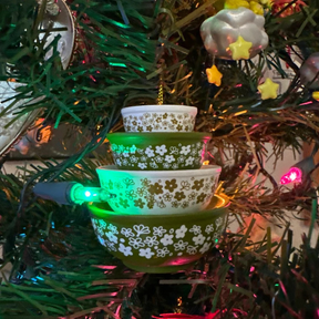 Miniature Bowl Stack Ornament