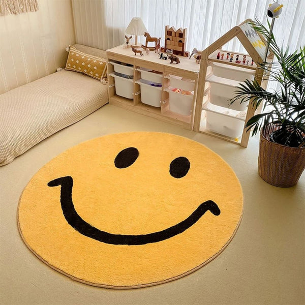 MIYOSHI RUG MOOON SMILEY FACE RUG 新品未使用品 新品未開封】MIYOSHI RUG MOOON SMILEY FACE RUGの通販 by