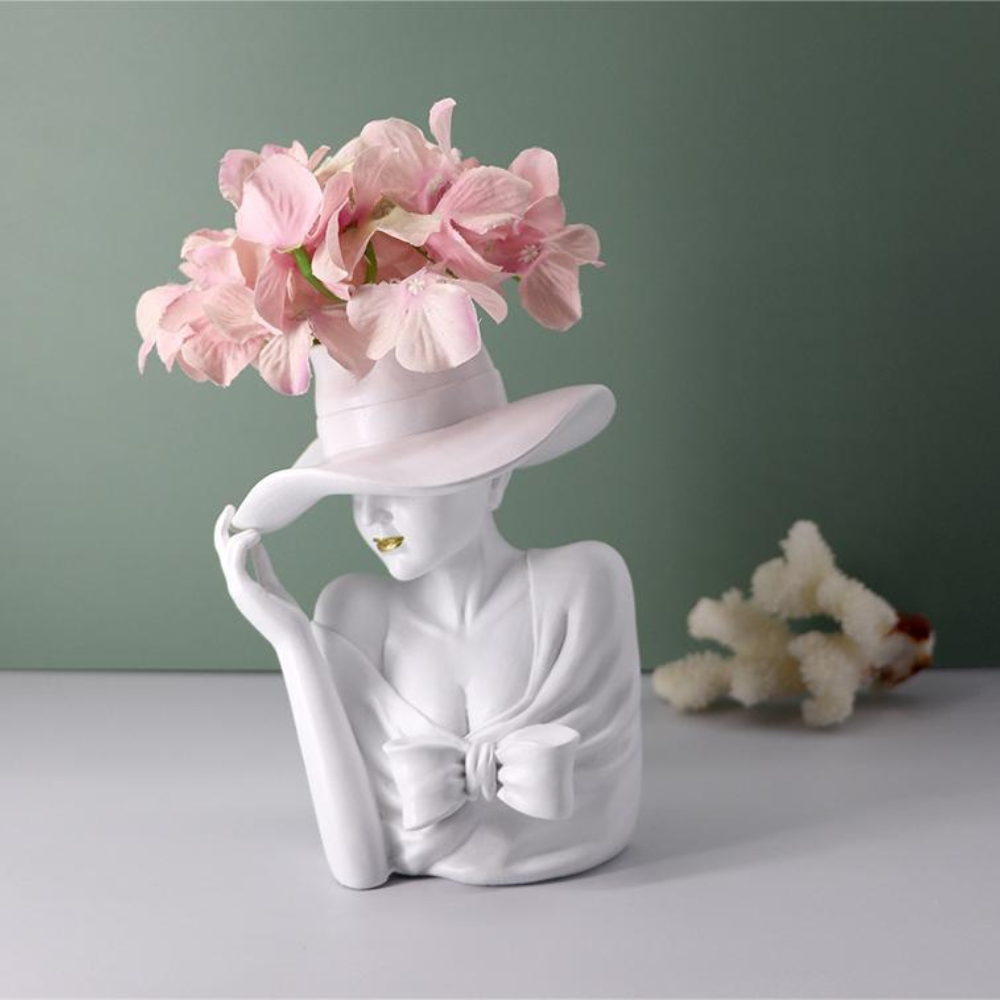 Modern Girl Flower Vase