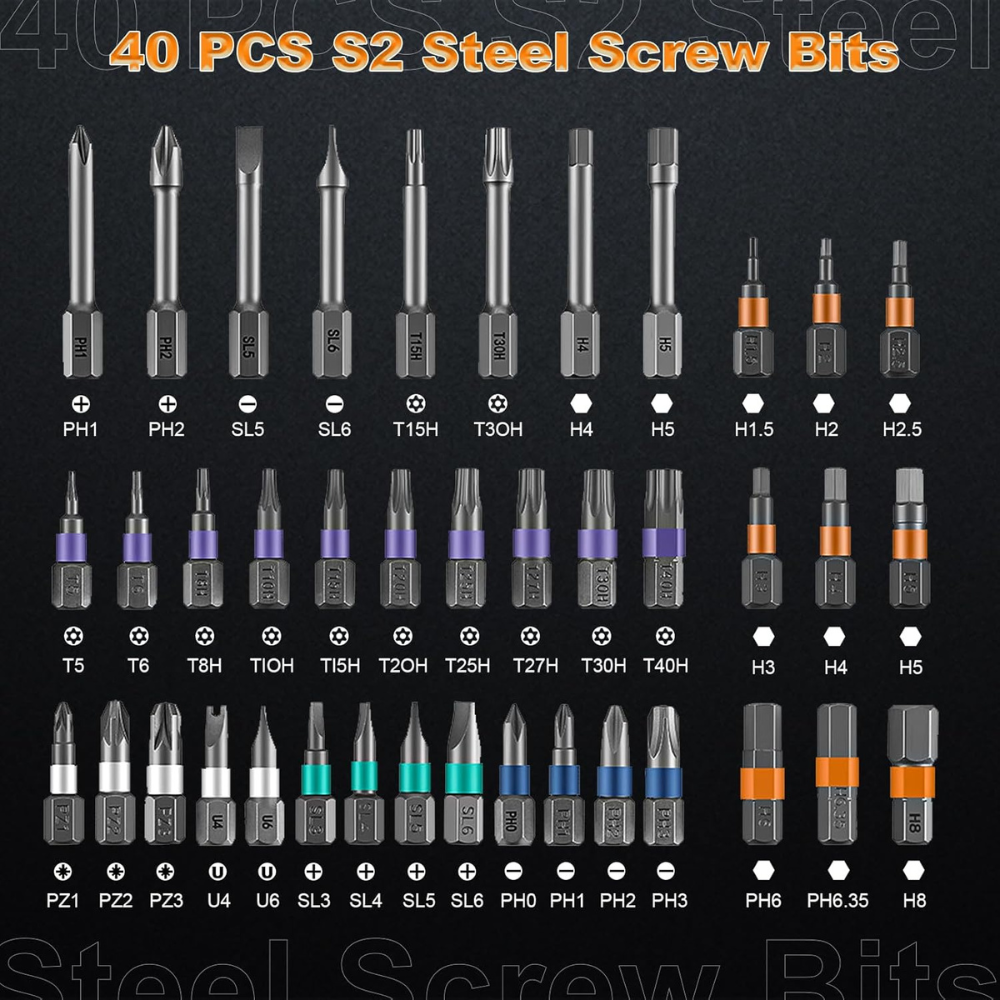 FixFlux™ | 42-in-1 Magnetic Screwdriver Set
