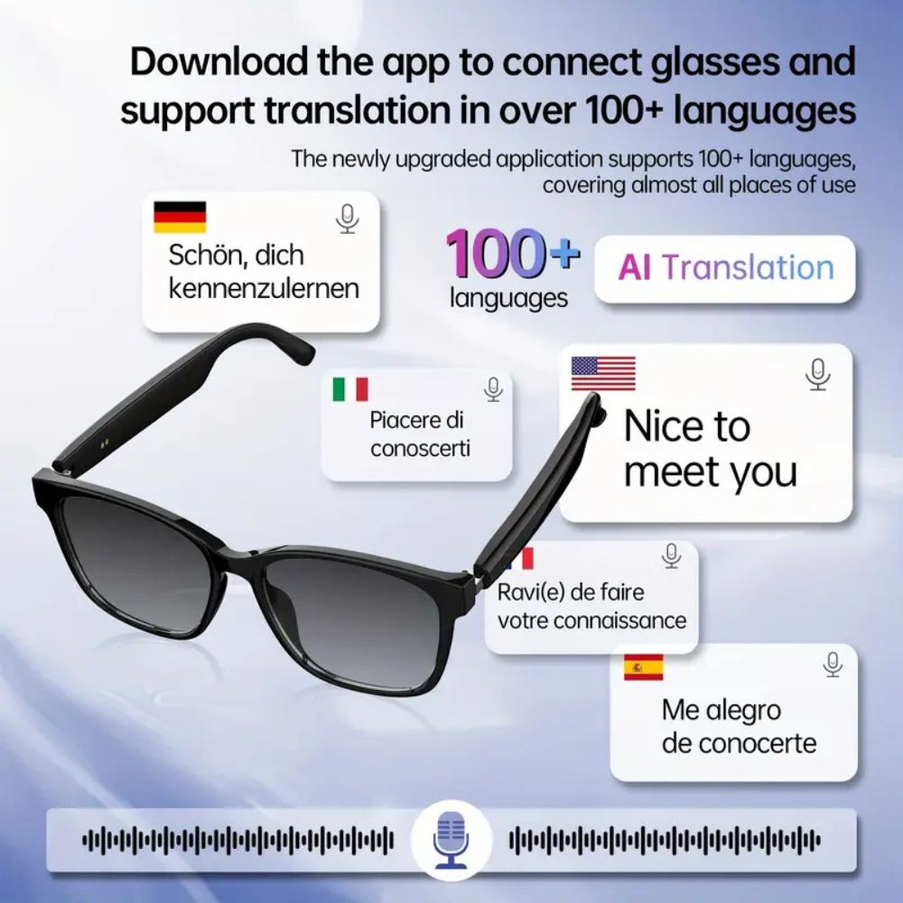 LinguaLens™ | Smart Translation Glasses