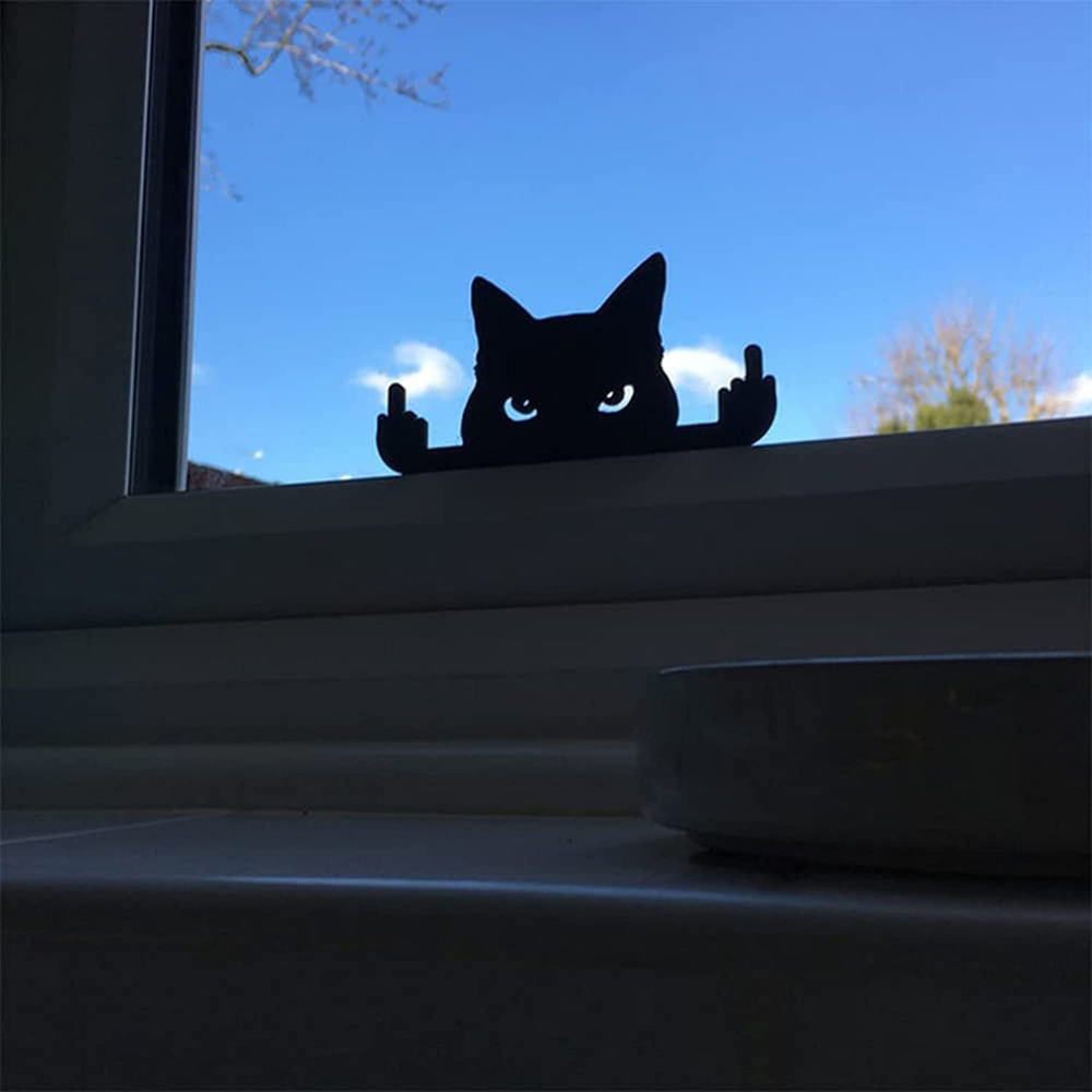 Irritated Cat Figurine