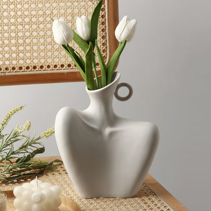 Collarbone Ceramic Vase