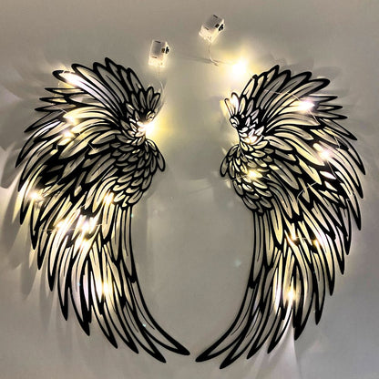 Angel Wings Wall Art (With LED Lights)