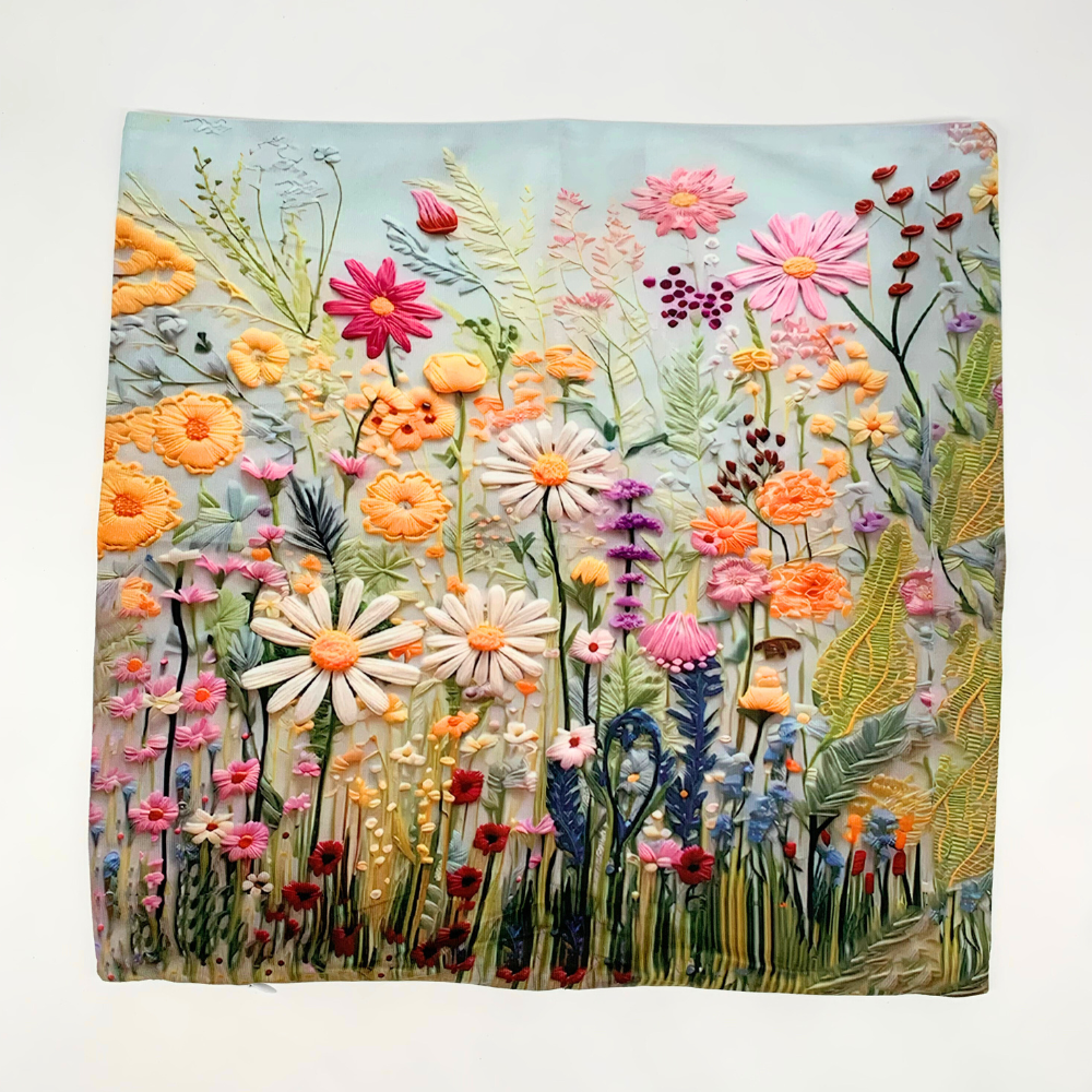 Flower Fields Cushion Cover