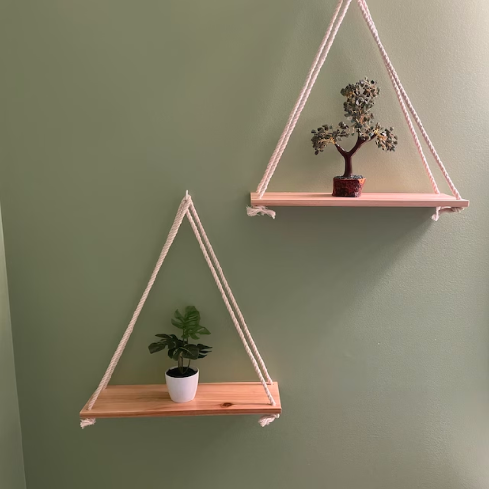 Floating Triangle Shelf