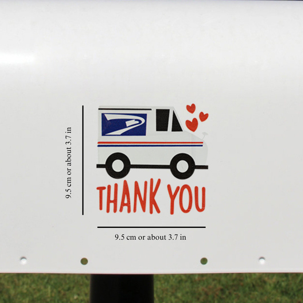 Thank You Mailbox Sticker