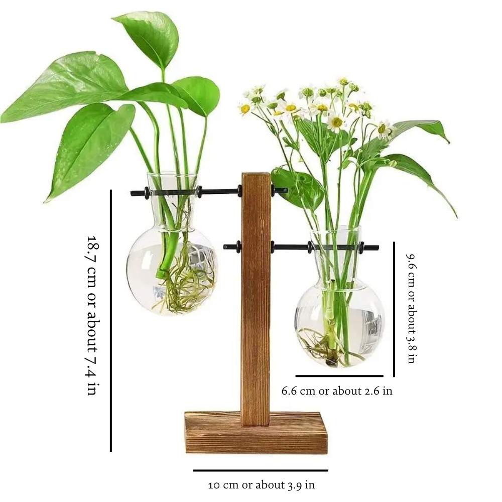hydroponic plant stand Wooden Hydroponic Planter