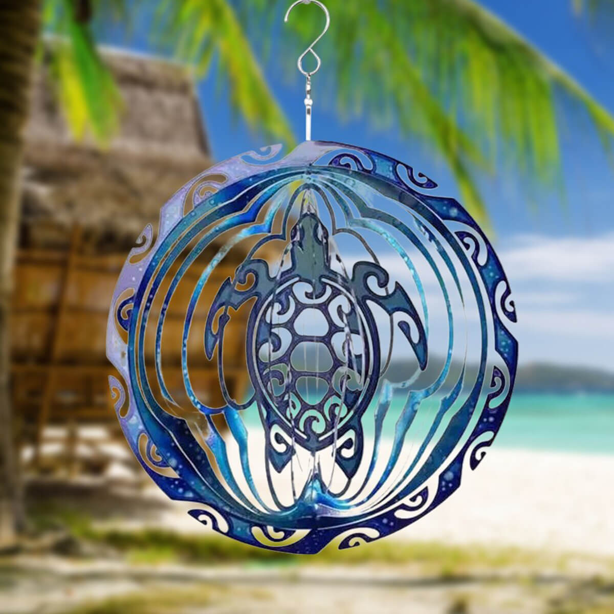 3D Sea Turtle Wind Spinner