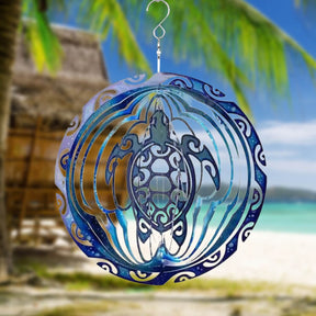 3D Sea Turtle Wind Spinner