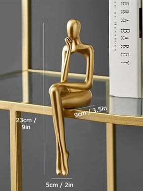 Golden Abstract Figurines