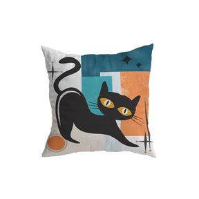 Atomic Retro Cat Cushion Covers