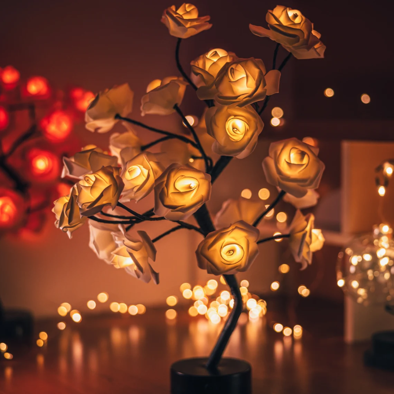 LED Rose Lamp