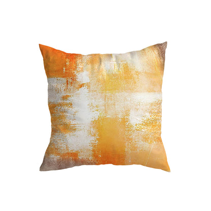 Brush Orange Cushion Covers