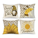 Bee Sunshine Cushion Covers