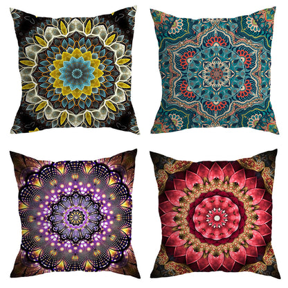 4 Pack Modern Bohemian Pattern Cushion Covers