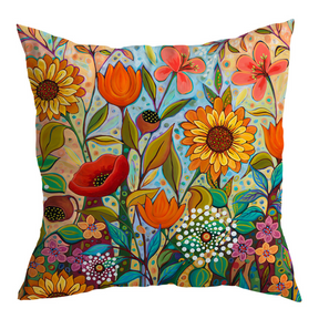 Summer Flowers Cushion Covers