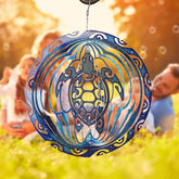 3D Sea Turtle Wind Spinner