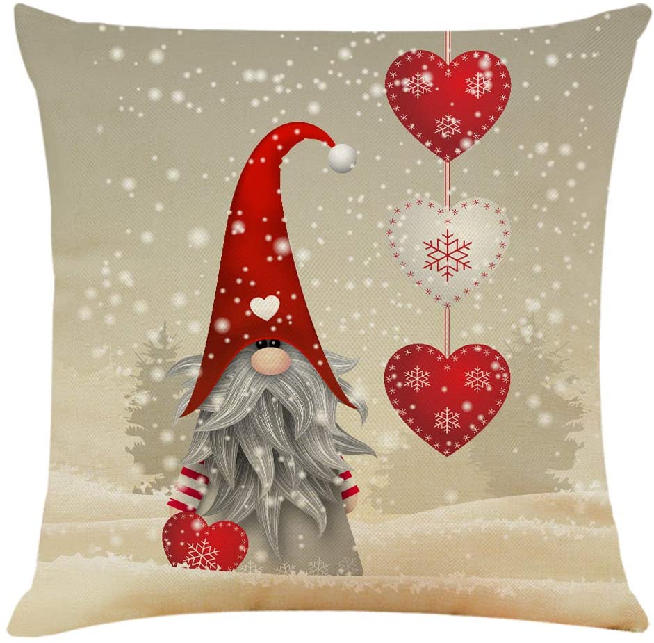 Frosty Gnomes Cushion Cover