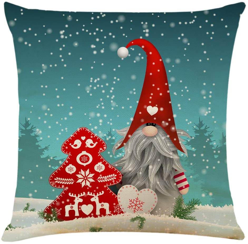 Frosty Gnomes Cushion Cover