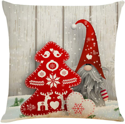 Frosty Gnomes Cushion Cover