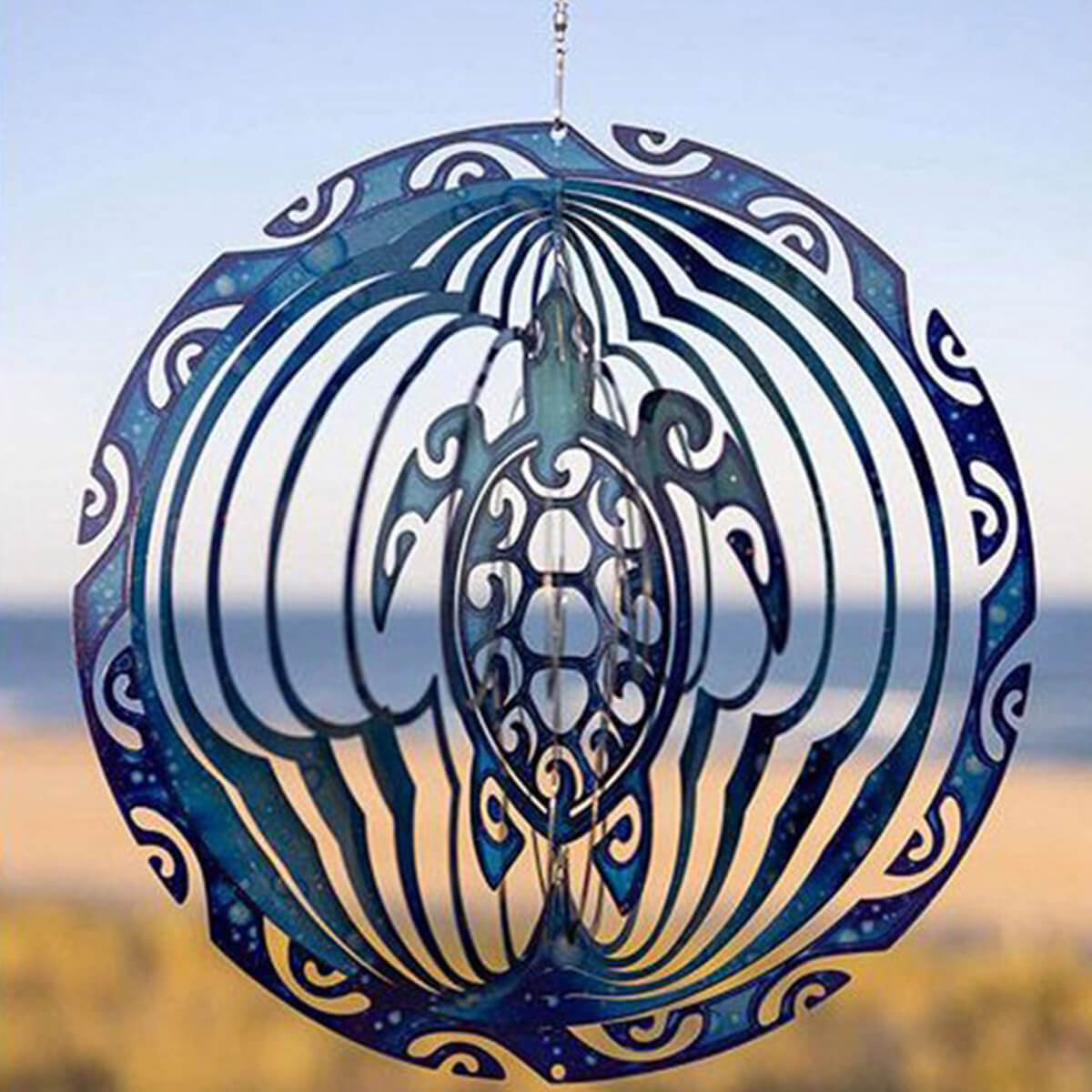 3D Sea Turtle Wind Spinner