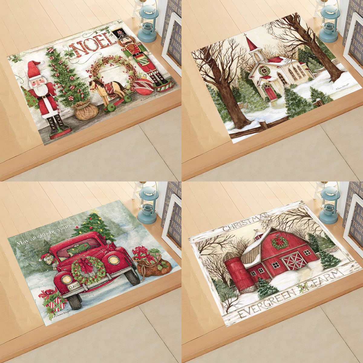 Holiday Time Floor Mats