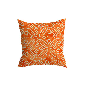 Orange Puff Cushion Covers