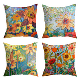 Summer Flowers Cushion Covers