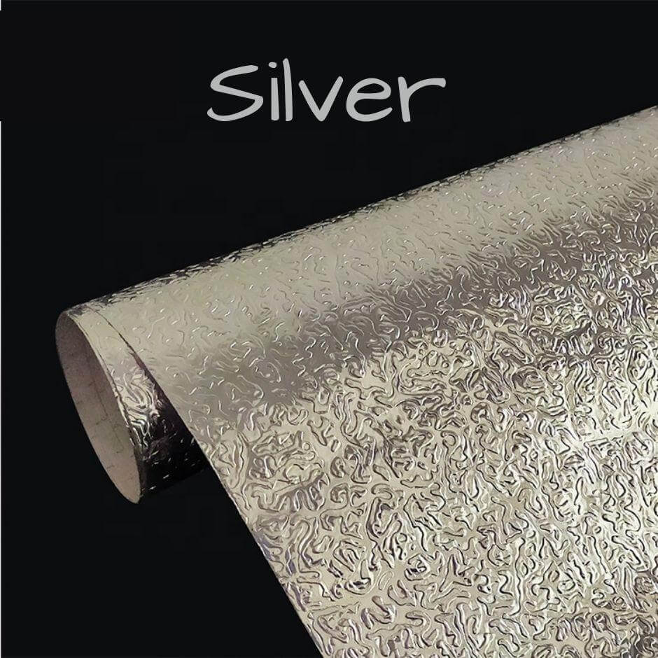 Silver Glitter Contact Paper Silver Peel and Stick Wallpaper