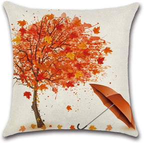 Falling Leaves Cushion Cover