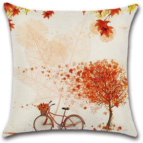 Falling Leaves Cushion Cover