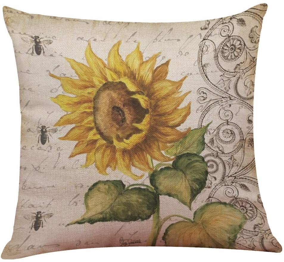Sunflowers Cushion Covers