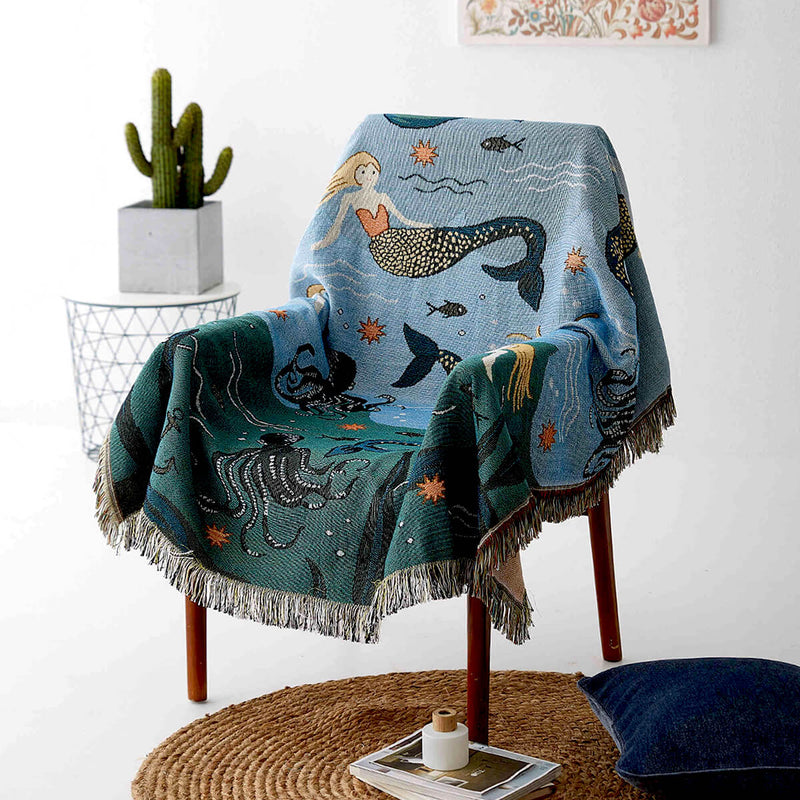 Mermaids of the Sea Throw