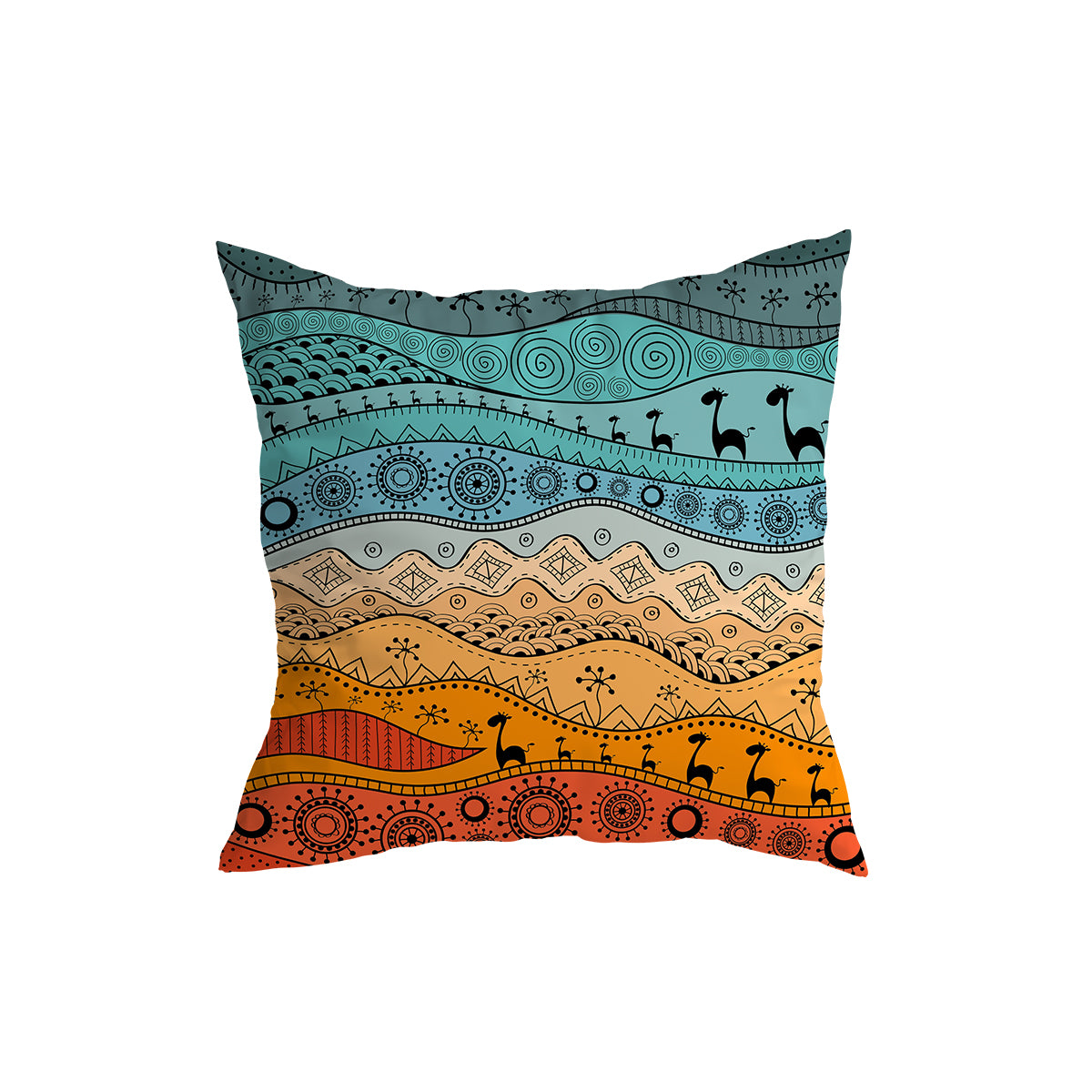 Lively Multicolored Cushion Covers